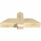 Ekena Millwork Eugene Rough Sawn Timber Gable Bracket, Douglas Fir, 36"W x 15"H x 6"D x 6"F, 10/12 Pitch GBW036X15X0606EUG00RDF - alternate 3
